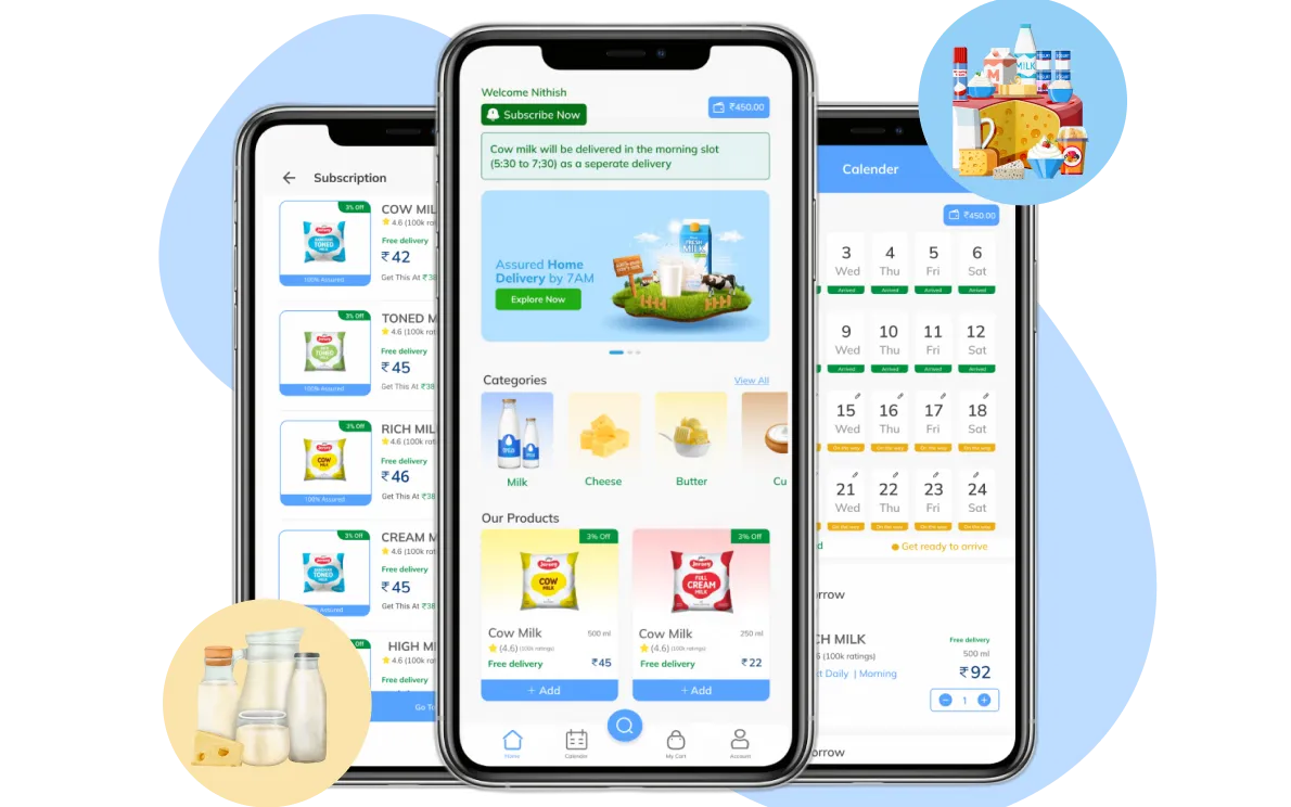 Milk Delivery App Development