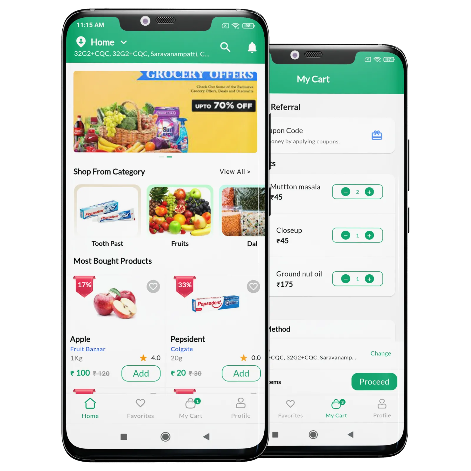 Grocery Delivery App Development