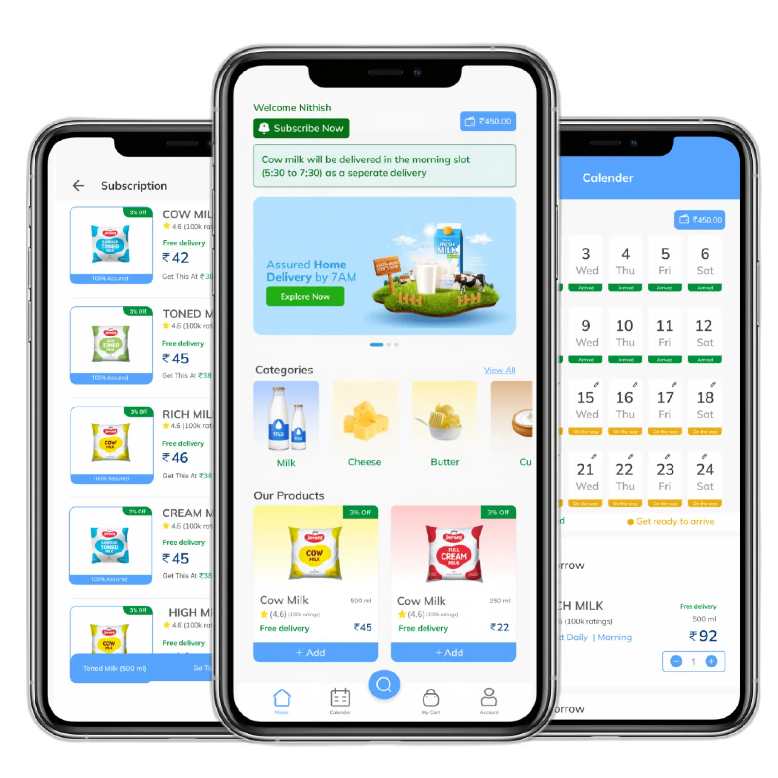 Milk Delivery App Development