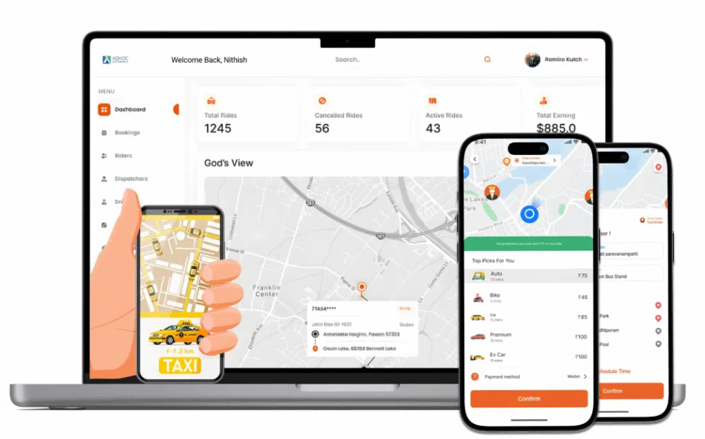 taxi booking app development company